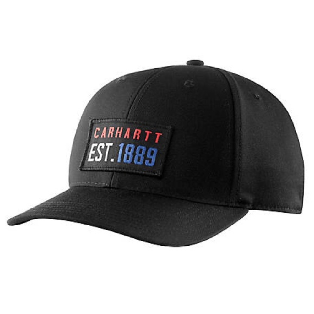 Carhartt USA Red White Blue Black Baseball Cap Hat